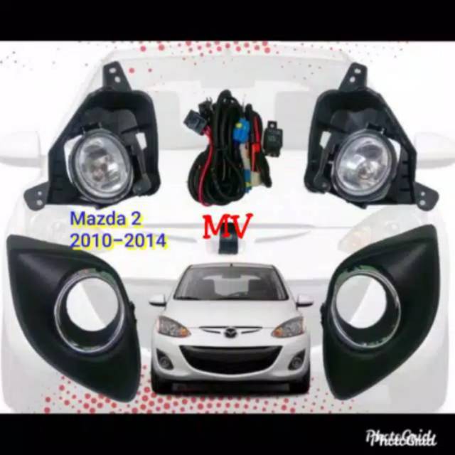 Foglamp Mazda 2  2010 on DLAA