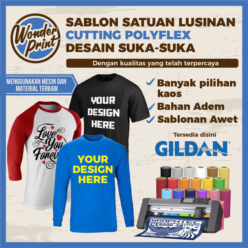 KAOS LENGAN PANJANG RAGLAN DISTRO SABLON MURAH Shopee Indonesia