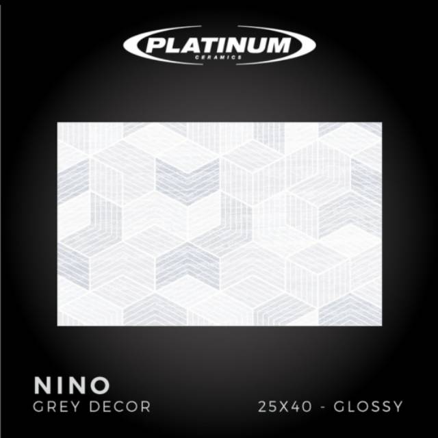  Keramik  Dinding  Platinum Nino Decor 25  x  40  KW 3 ceramic 