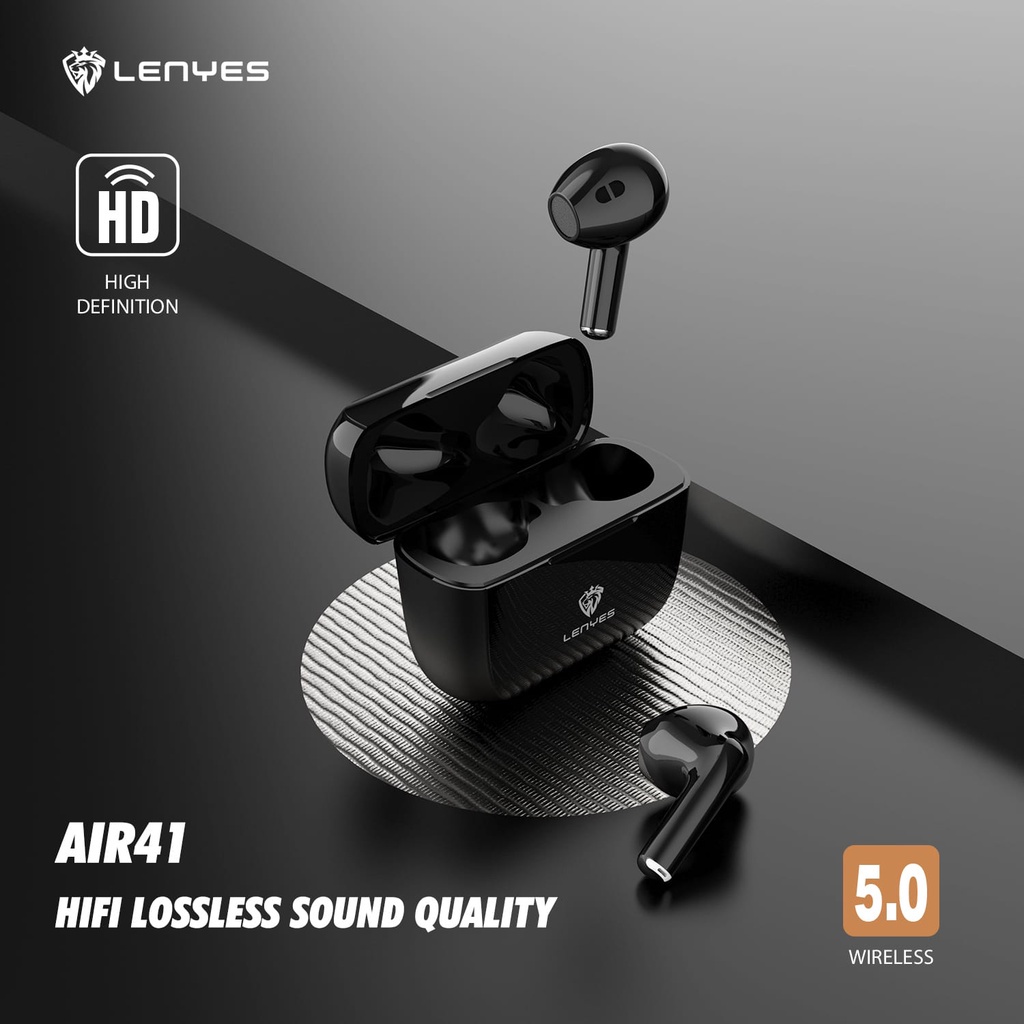 Earbuds Wireless Lenyes Air 41 Stereo TWS Headset Bluetooth 5.1