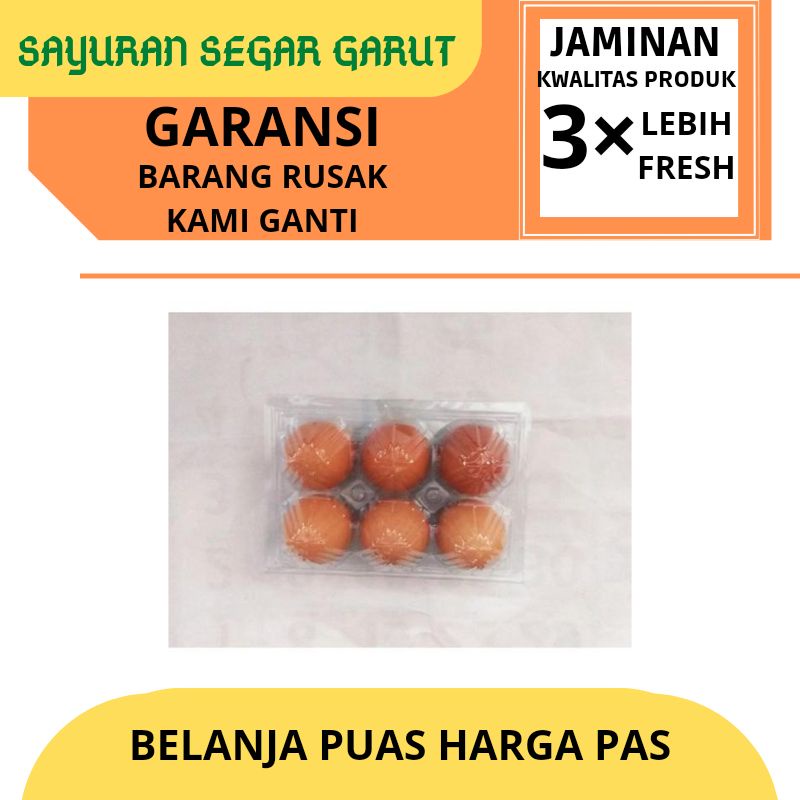 

Telur Ayam Omega per pack isi 6 by Sayuran Segar Garut