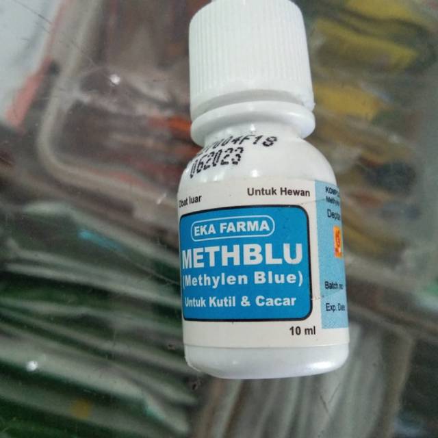 Methblu obat kutil dan Cacar Untuk Hewan 10ML eka farma