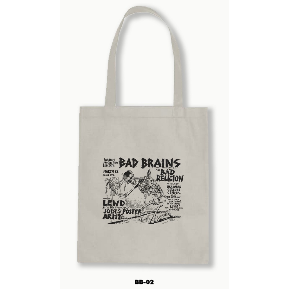 TOTE BAG BLACU - BAD BRAINS