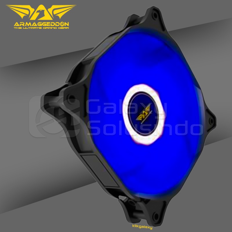 Armaggeddon CORE 12 CHROMA Blue LED 120mm Fan Case