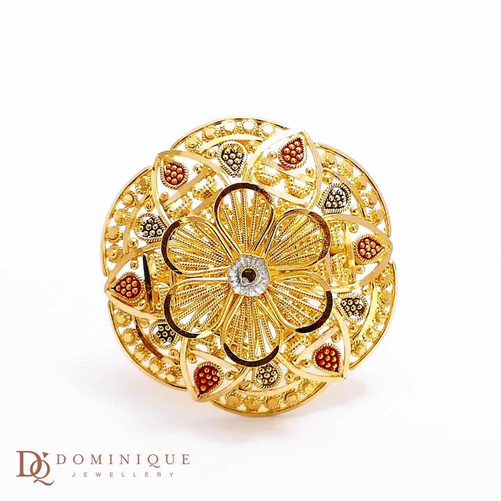 

Dominique Jewellery-Cincin Dubai Standar Internasional 91,6% DQC 1839