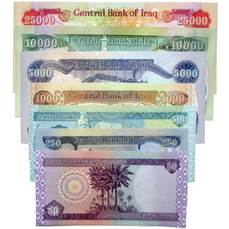 UANG LUAR KUNO ASLI DINAR IRAK KONDISI BARU UNC