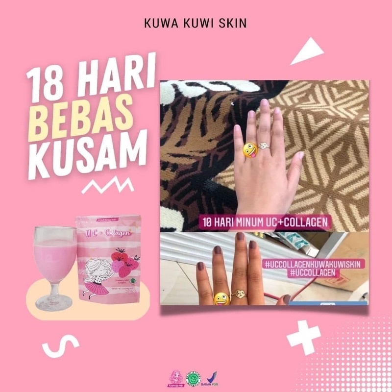 UC COLLAGEN DRINK 125gr BPOM Kuwa Kuwi Skin Minuman Collagen UC+ Pemutih Kulit Ampuh