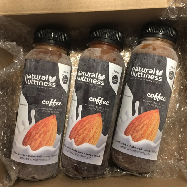 Susu almond/ almond milk/ roasted almond almond milk rasa kopi