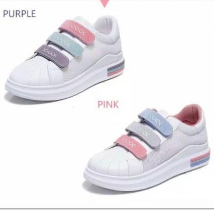 Njg31au22g– SEPATU SNEAKERS PREPET  SEPATU SNEAKERS WANITA BAHAN SINTETIS YS 207 / SEPATU KETS KEKIN