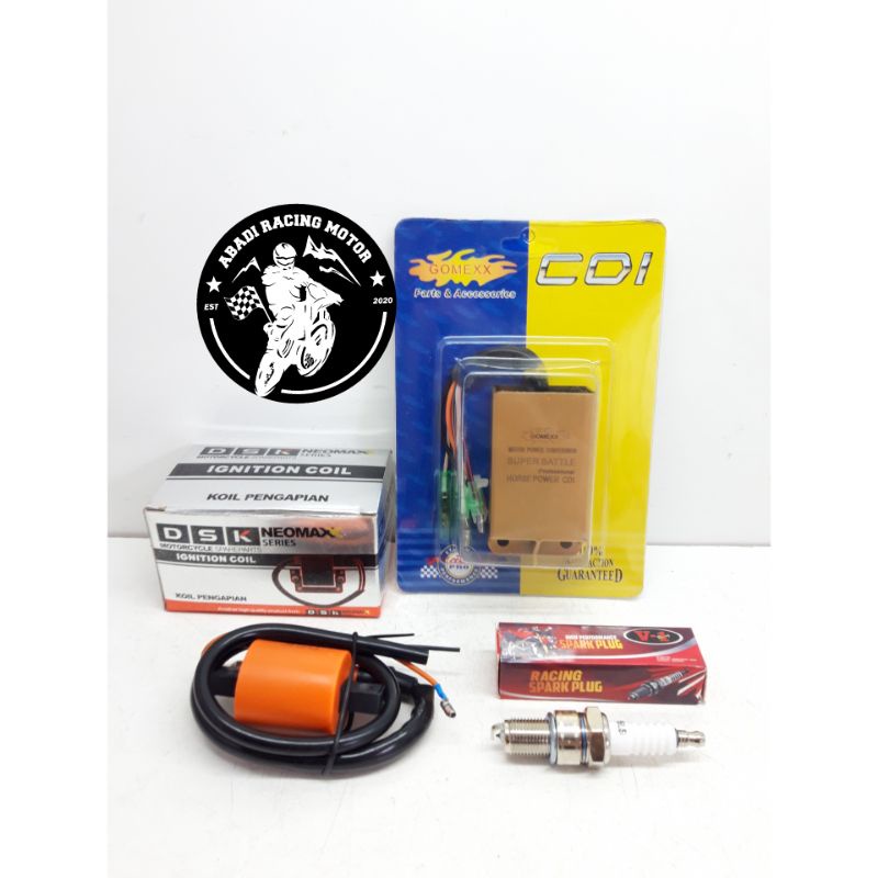 PAKET RACING CDI KOIL BUSI F1ZR FIZR FIZ R FORCE 1 LEBIH FULL RPM NO LIMIT ORIGINAL GOMEXX