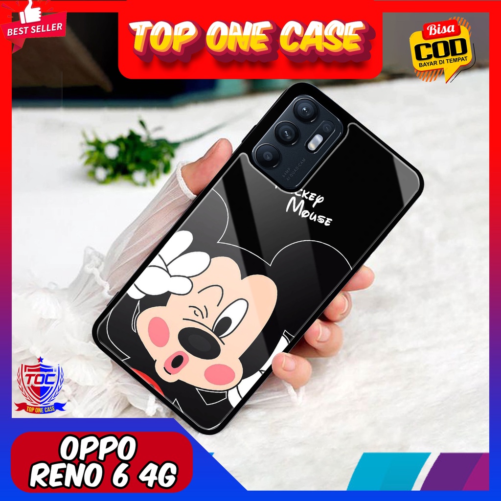 Case OPPO RENO 6 4G - Casing OPPO RENO 6 4G Terbaru Top One Case [ MOTIF DSNY ] Casing Hp OPPO RENO 