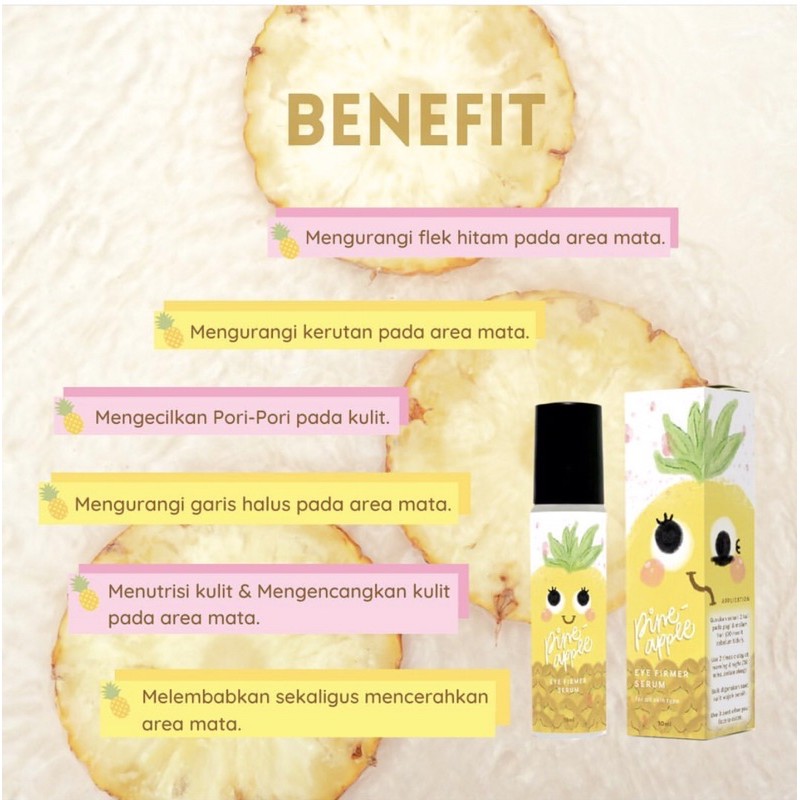 [DIST RESMI] PINEAPPLE EYE FIRMER SERUM HOLLASIAN SERUM MATA HOLLASIAN