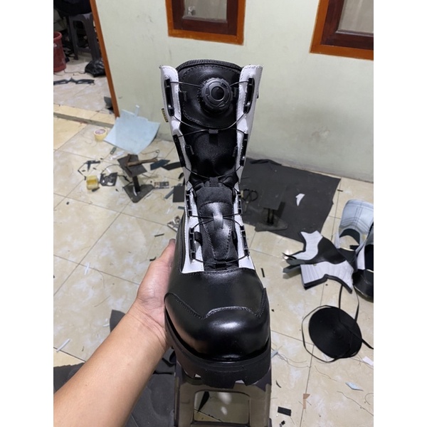 NEW SEPATU PDL TALI PUTAR PROVOS POLRI TYPE 062 MERK SPARTA