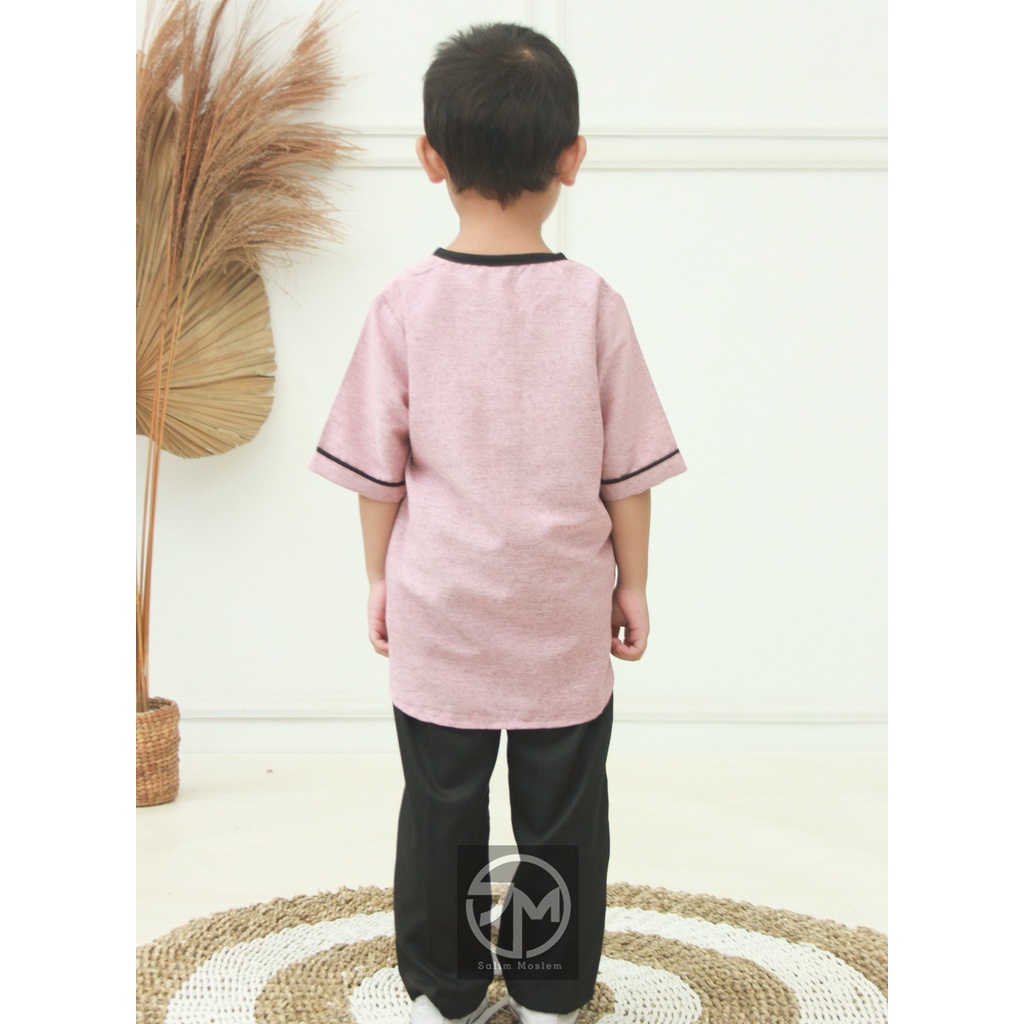 Salim_Moslem Koko Anak Laki-Laki | Koko Set Anak | Baju Setelan Anak Laki-laki | Triji 1-12 tahun