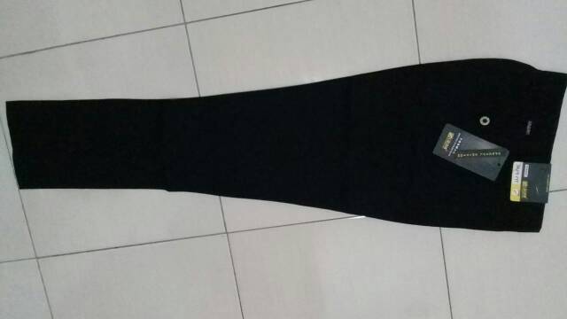 Celana Formal Panjang Pria Slimfit Bahan Kain Teflon Warna Hitam Adem Nyaman Size 27-38 Celana Murah