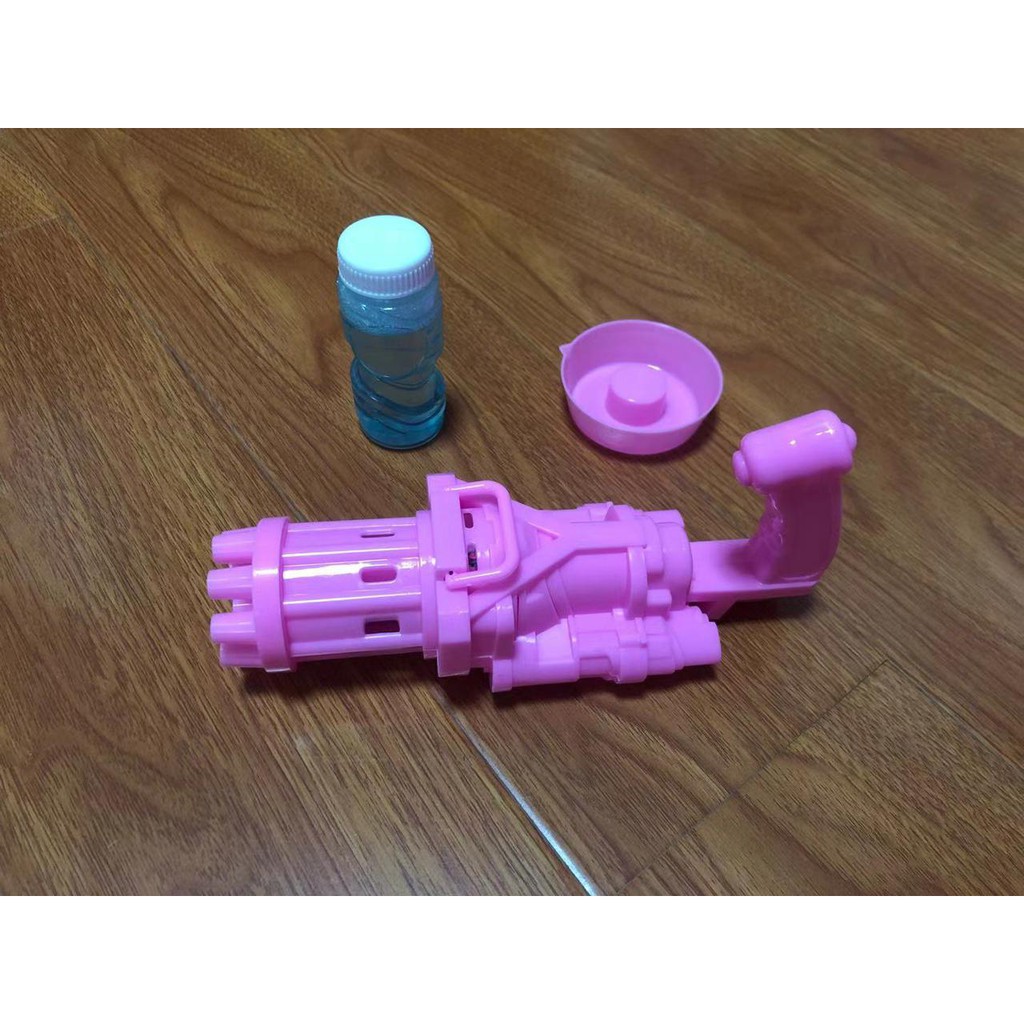 Mainan Bubble Gun Pistol Gelembung Sabun Anak Buble Gun Elektrik Mainan Tembakan