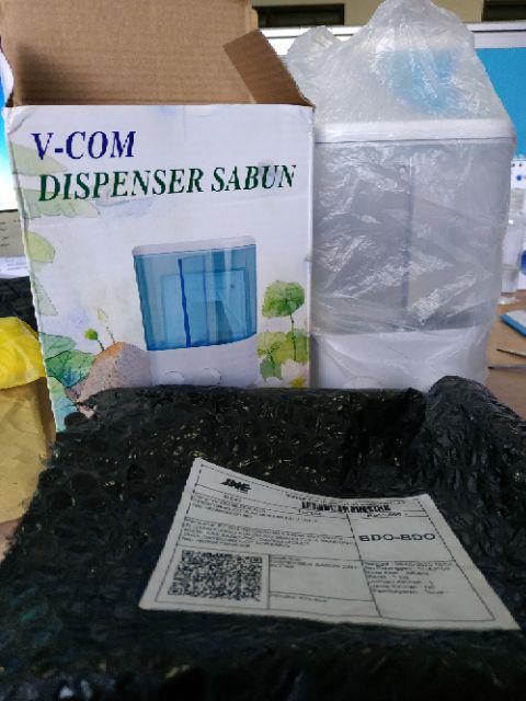 Dispanser Sabun Cair 2 In 1 / Tempat Sabun Cair Cuci Tangan Dispenser Sabun 1 Tabung 2 Tabung