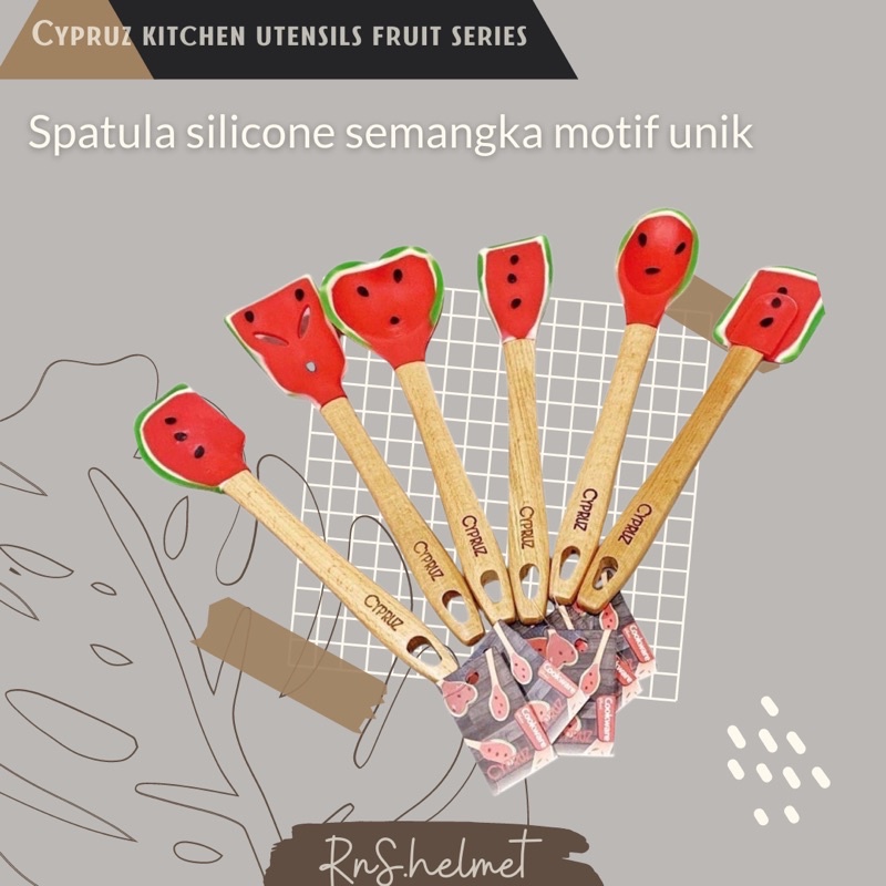 Cypruz spatula silicone/spatula semangka