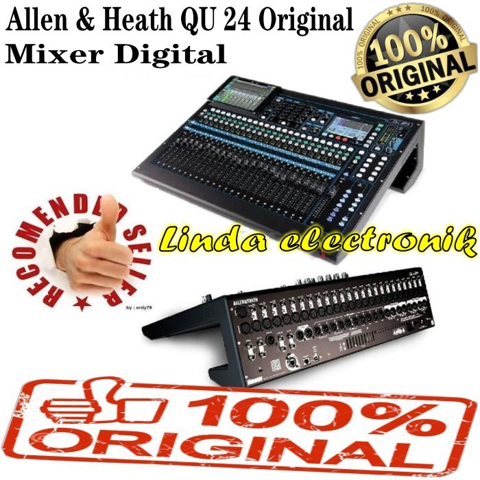 Mixer Allen&Heath QU24 Original Digital Mixer Allen&Heath QU 24