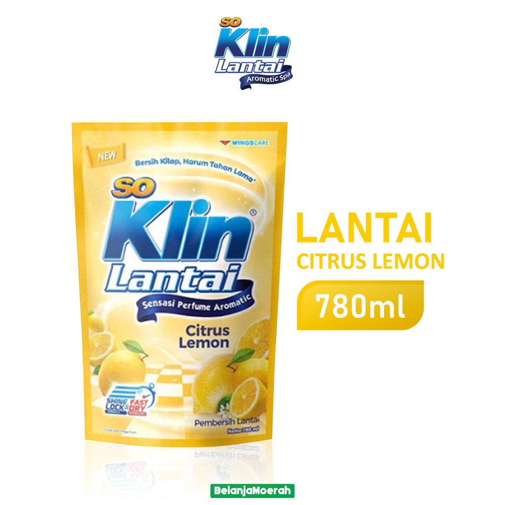 SO KLIN Lantai 780ml Citrus Lemon