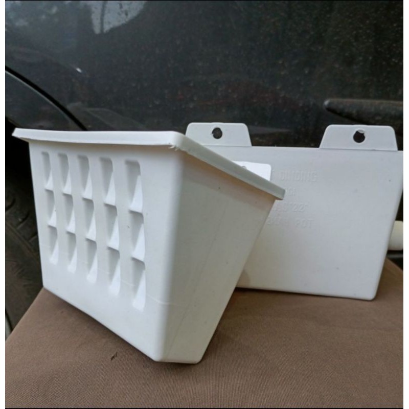 Pot tempel putih, pot model argo, pot dindinh model argo putih