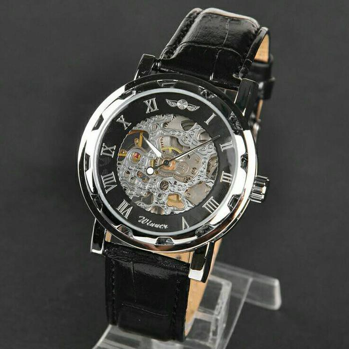 GAVAPUTRI_SHOP JUAL JAM TANGAN WINNER U8018 AUTOMATIC MECHANICAL WATCH OTOMATIS MEKANIS TERPOPULER