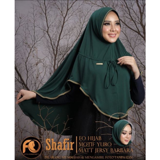jilbab instan SHAFIR by FO hijab original