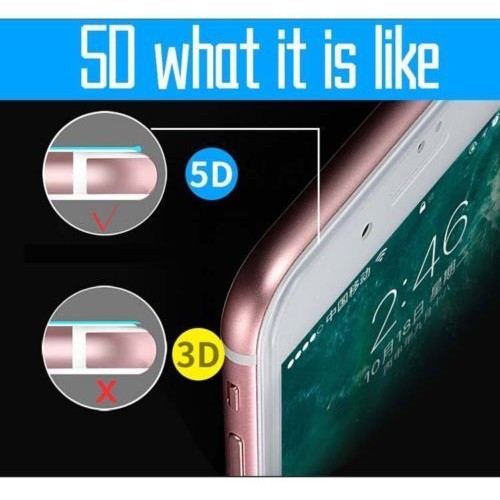 TEMPERED GLASS 5D FOR XIAOMI REDMI 5A FULL COVERAGE FULL LEM NO PELANGI NO GELEMBUNG UDARA