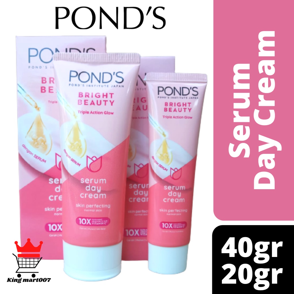 Ponds Bright Beauty Serum Day Cream 20gr &amp; 40gr (Super Promo)