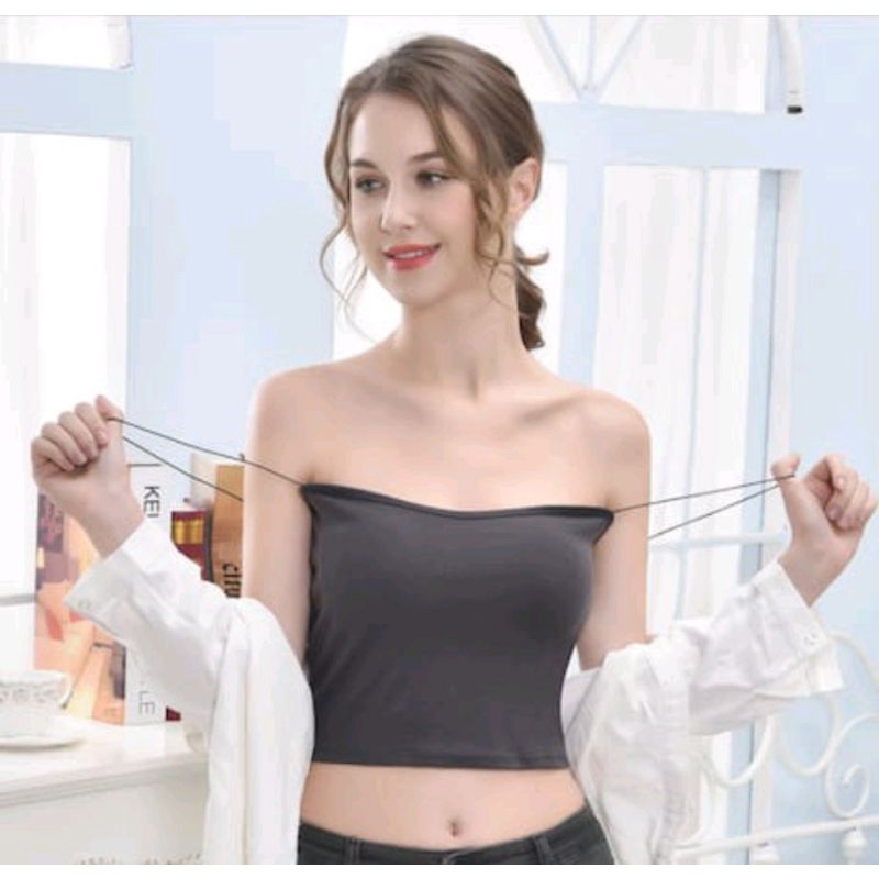 Bra Tanktop BH Olahraga Tanpa Kawat SportBra Sehat