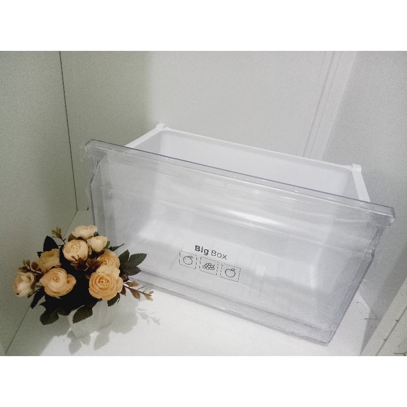 BIG BOX VEGETABLE / RAK TEMPAT BUAH DAN SAYUR  KULKAS SAMSUNG 2PINTU ORIGINAL