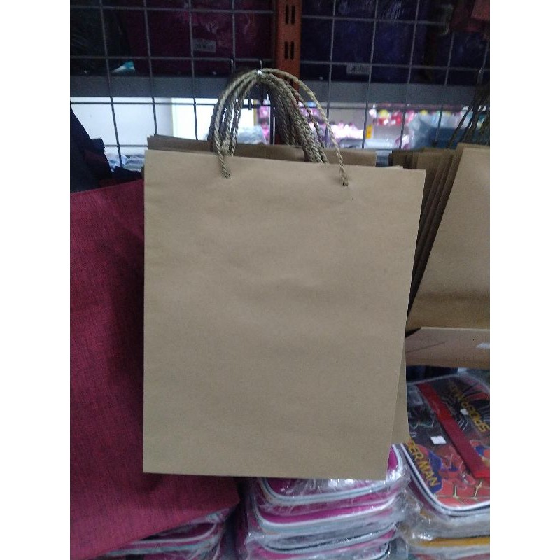 

Paperbag Polos Coklat ukuran 25x36, 20x24