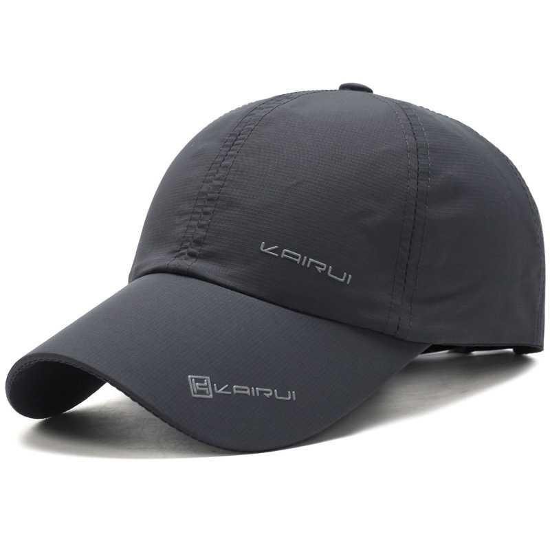 KAIRUI Topi Baseball Visor Sport Fashion Hat - MZ237 [Gray]