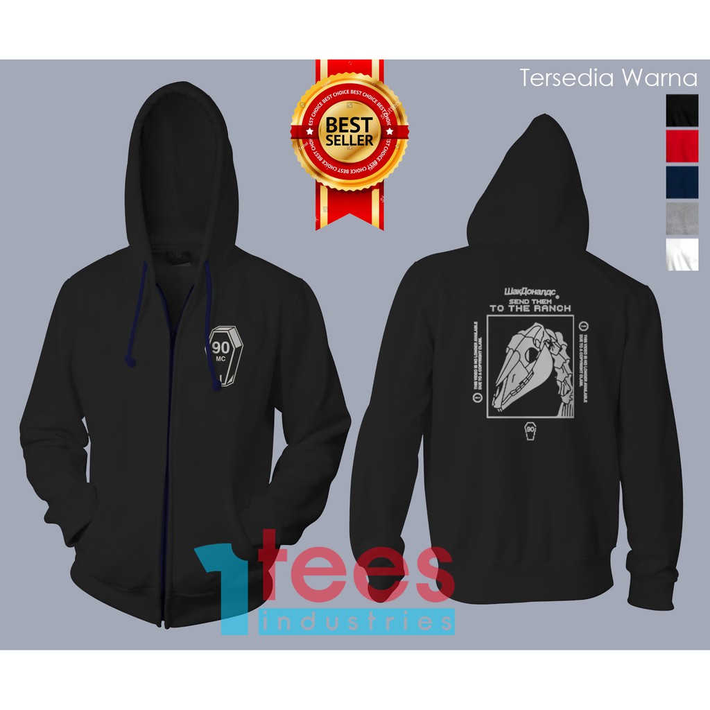 JAKET HOODIE ZIPPER PEWDIEPIE MERCH 90MC