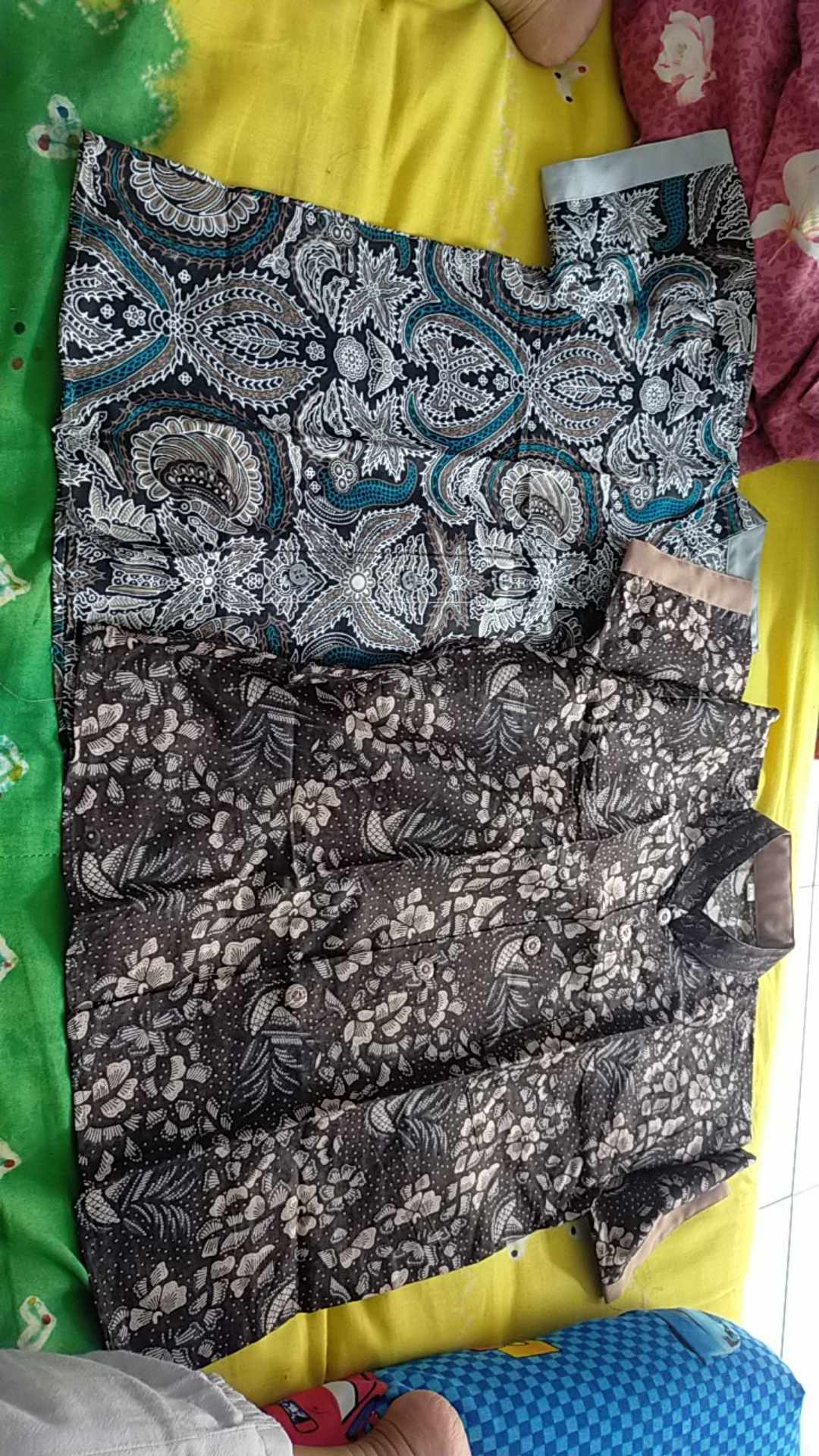 Imut Batik Kemeja Batik Anak Dan Ayah Motif Burung Kenari