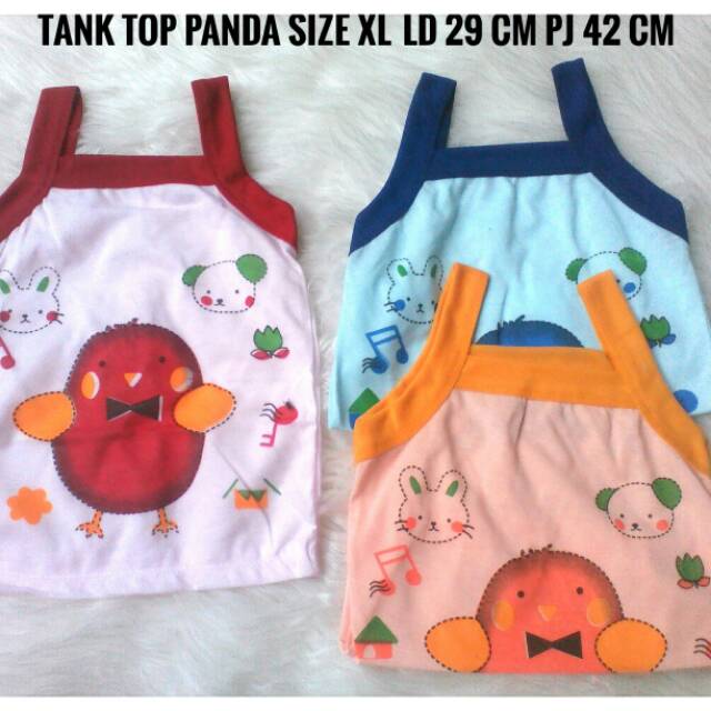 12 pcs dan 6 pcs Tank Top Anak Perempuan Gambar Ayam ,Singlet Anak Perempuan, Kaos Dalam Anak Cewek