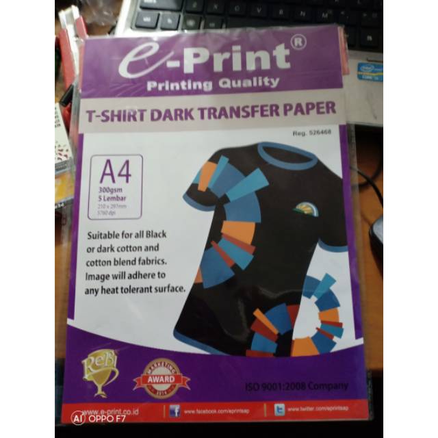 

Kertas transfer paper kertas sablon 1 pack