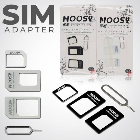 Sim Card Adapter 3in1 - NOOSY 3 in 1 Nano SIM Adapter