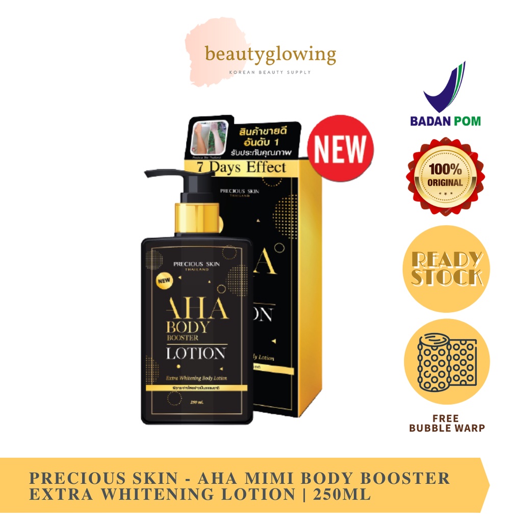 [BPOM] PRECIOUS SKIN AHA Mimi Body Booster Extra Whitening Lotion 250ml