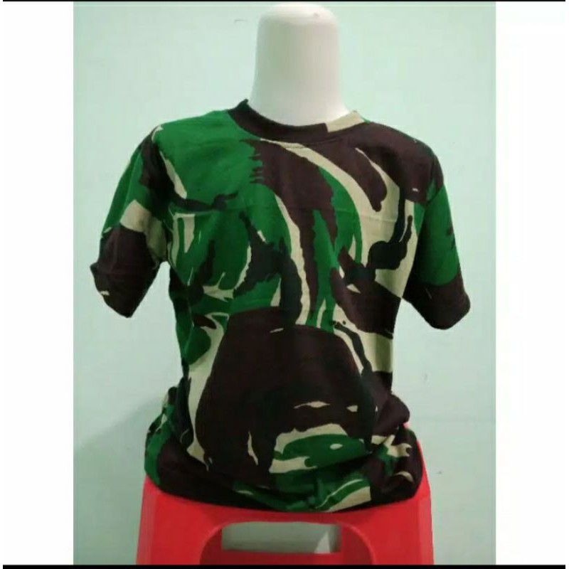 AnjayMalang    kaos anak  pndk loreng