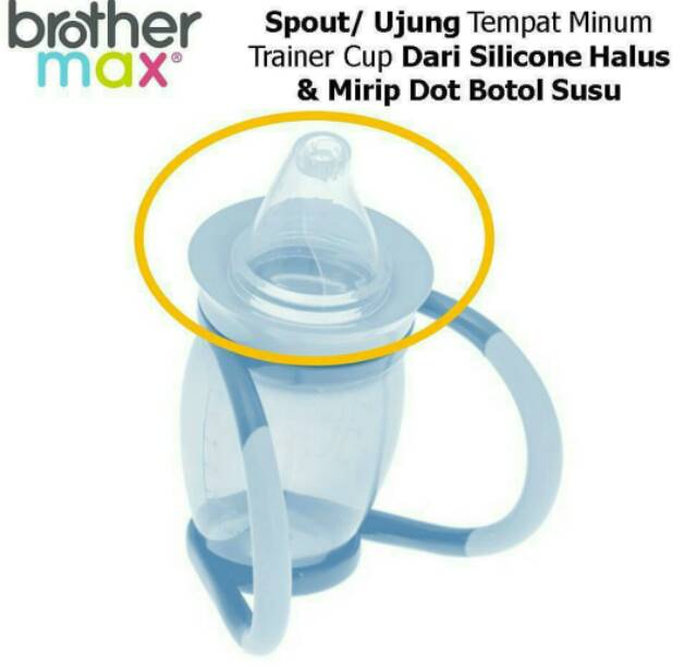 BROTHER MAX 4 IN 1 TRAINER CUP - TRAINING CUP MPASI - GELAS BAYI