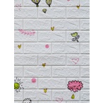 FAYES Wallpaper Dinding Foam 3D 70 x 39 CM Motif Unik Waterproof / walpaper dinding U96 / U137 / U138 / U139-U138 CARTOON