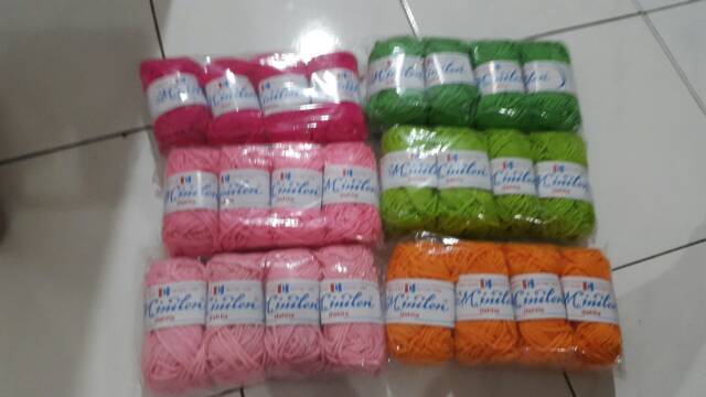 Benang Rajut MINILON dahlia (seri 1/2)