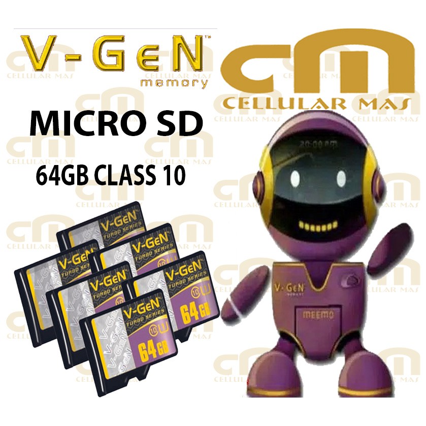 Memory Card Micro SD VGEN 64GB Class 10