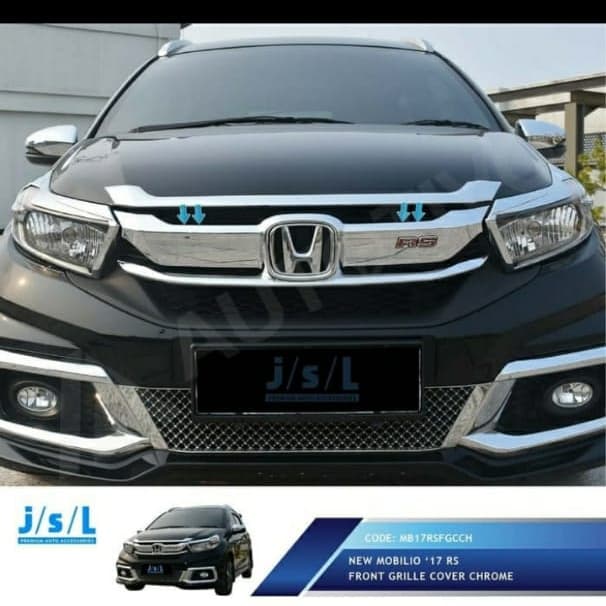 Grille Cover Chrome RS New Mobilio / Aksesoris Honda Mobilio