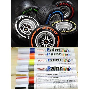 SPIDOL WARNA SPIDOL BAN MOBIL MOTOR TOYO PAINT FLYSEA PERMANENT MARKER