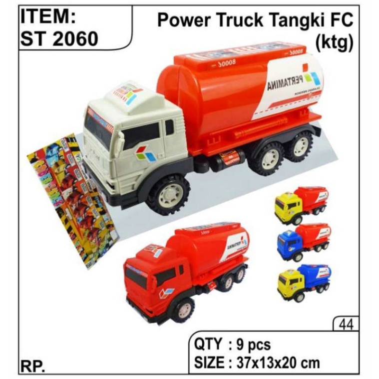 ST 2060 - Mainan Truk Tangki Pertamina Jumbo ST2060