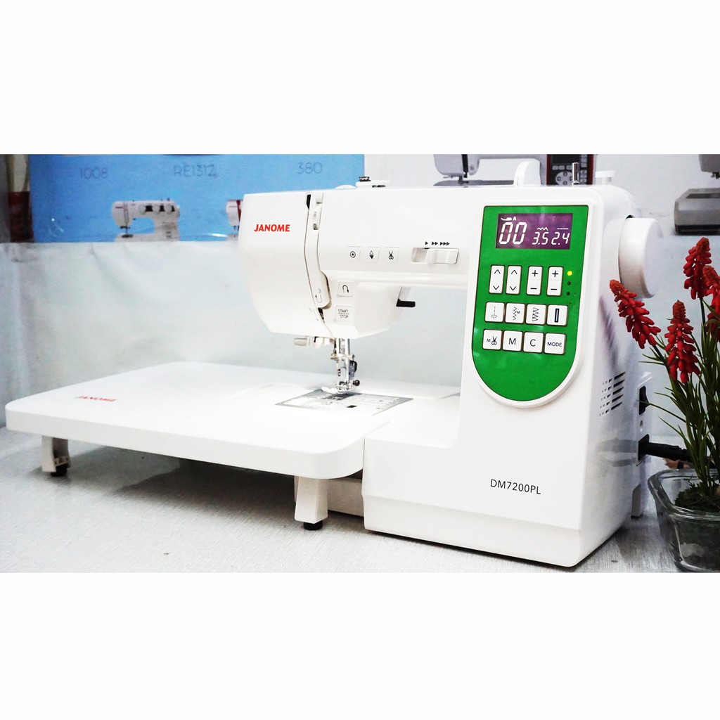 mesin jahit portable merk Janome type DM7200PL - hijau