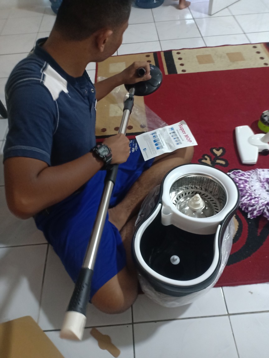 Super Mop Bolde M 100 X Special Edition Corong Air Dan Tempat Sabun