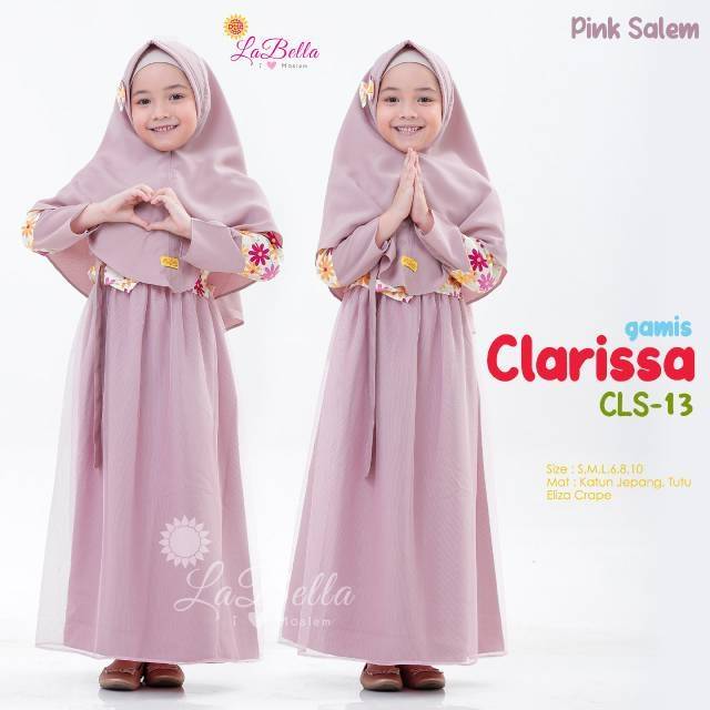 gamis anak Clarissa Labella size 10